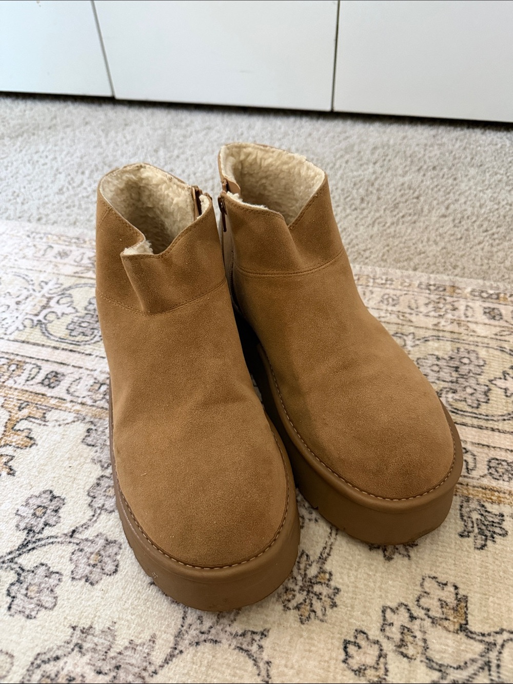 Wild Fable tan platform boots